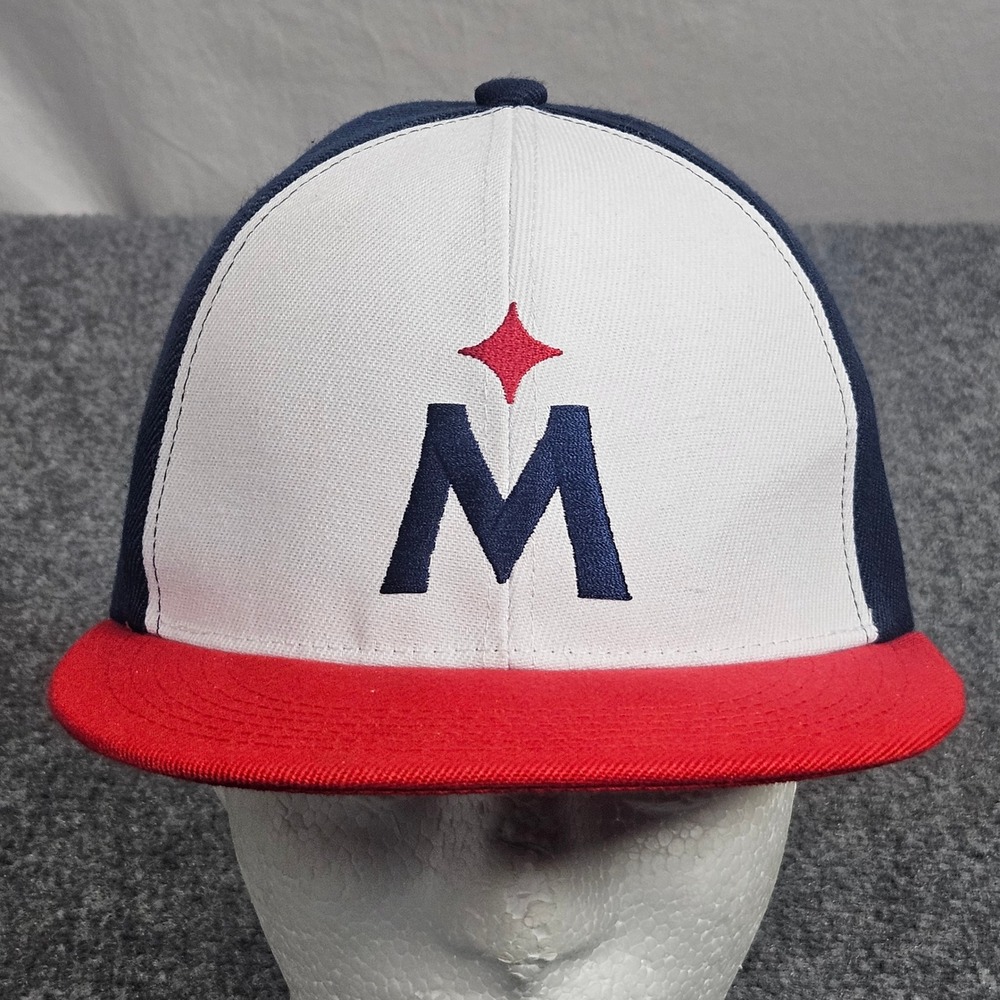 Minnesota Twins Hat Mens OSFM White Blue Red Caribou Coffee Collab Snapback MLB